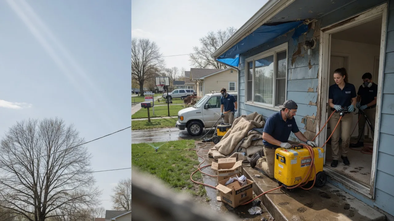 Basement Flood Cleanup in Munfordville, KY near me